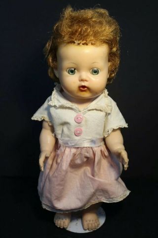 Vintage American Character - Tiny Tears Baby Doll 11 " Dress