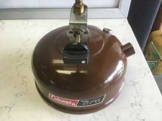 Vintage Coleman 275 Lantern Brown Gas Fuel Tank Replacement Part