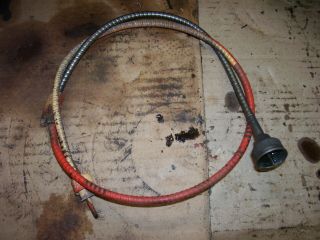 VINTAGE JI CASE 311 GAS TRACTOR - SPEEDOMETER CABLE - 1958 2