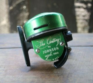 Johnson The Century 100a Vintage Fishing Reel Made In Usa
