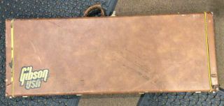 Vintage Gibson Usa Explorer Guitar Case Made In Canada - Pink Inside -