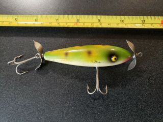 Vintage South Bend Fishing Lure Frog Spot Dual Spinners