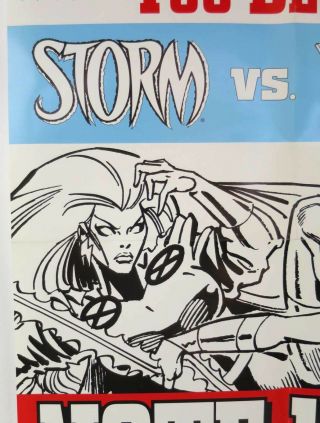Vote DC / Marvel Storm vs Wonder Woman 1995 Promo Poster 22 