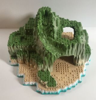 Mega Bloks Pyrates Island Mountain Baseplate 3d Lost Fortune Set 3623