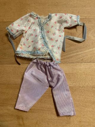 Small Pajama Set For Small Doll - Perhaps Ginny/ginger Size Dolls