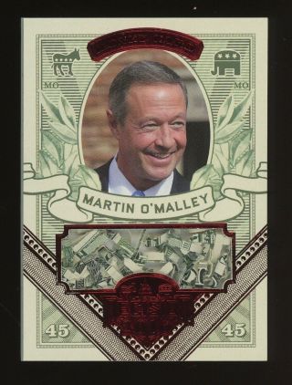 2016 Decision Red Foil Money Card Martin O 