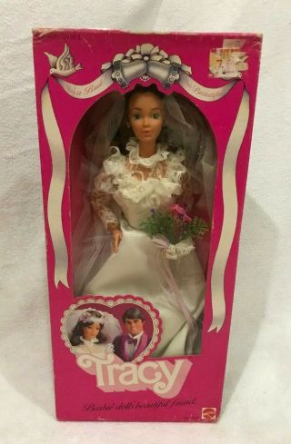 Vintage 1982 Tracy Bride Doll \ Steffie Face Superstar Era Barbie Friend