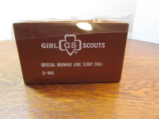Vintage 1966 EFFANBEE Brownie Girl Scout DOLL 11 inch Blonde hair w/box 11 - 944 3