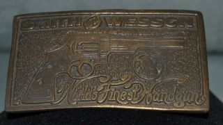 Vintage Belt Buckle Smith And Wesson