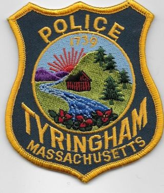 Tyringham Police State Massachusetts Ma Scenic