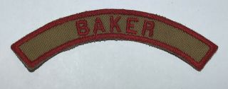 Baker Krs Khaki And Red Community Strip Tt5