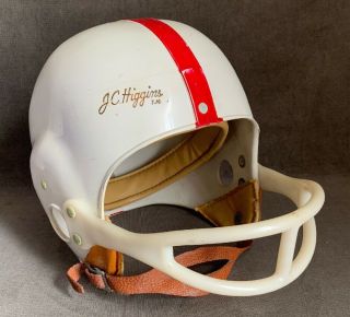 Jc Higgins Childs Vintage Small Football Helmet Mancave