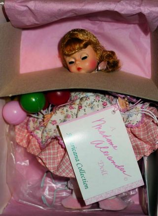 Vintage Madame Alexander Happy Birthday Doll,  Green Eyes Red Hair