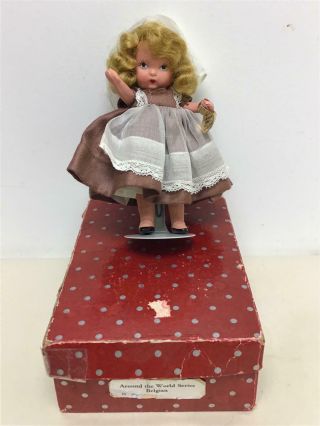 Vintage 5.  25 " Judy Ann Storybook Doll - Around The World Series,  Belgian 29