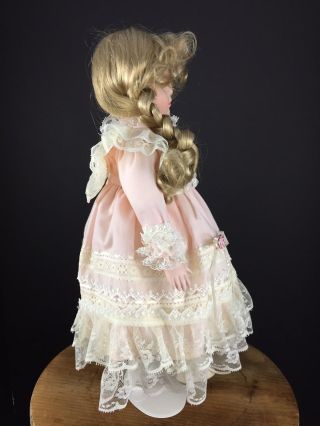 Tender Heart Treasures Amanda Porcelain Doll 16” Vintage Collectible 5