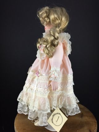 Tender Heart Treasures Amanda Porcelain Doll 16” Vintage Collectible 7
