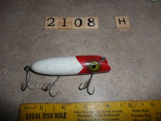 T2108 H South Bend Bass Oreno Wooden Fishing Lure