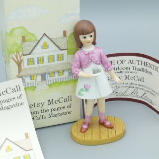 Vintage Betsy Mccall Doll Porcelain Figurine Gives A Dolls Tea Party Nov 1965