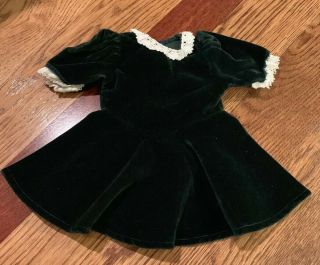 American Girl Molly Evergreen Velvet Xmas Dress 1st Pleasant Company Version