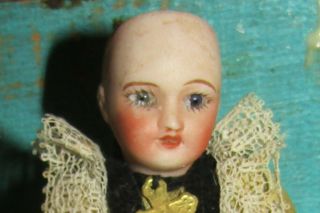 Lovely Antique French Bisque UNIS Paris Doll in Origian French Ethnic Costume 2