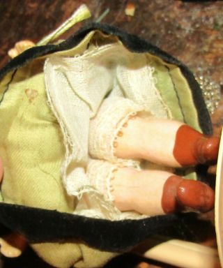 Lovely Antique French Bisque UNIS Paris Doll in Origian French Ethnic Costume 4