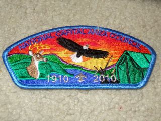 Boy Scout National Capital Area Council Strip 2010 Jamboree Eagle Sa110 Patch