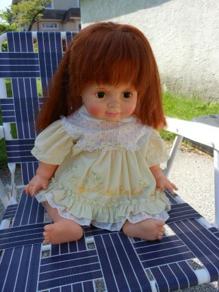 Vintage 24 " Baby Crissy Doll Grow Hair Doll 1972/73 Ideal -