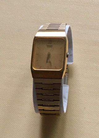 Vintage Seiko SX 5Y95 - 5000 Gold Tone Men ' s Quartz Watch Running 3