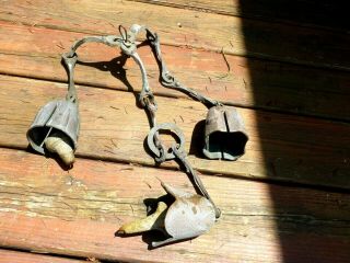 Antique Cast Iron Wind Chime Bells