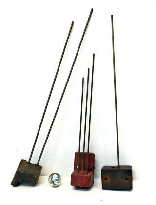 Antique/vintage Mantle/shelf Clock Chime Bars Parts/repair/salvage/repurpose