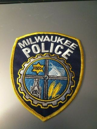 Milwaukee Wisconsin Police Department Patch Style