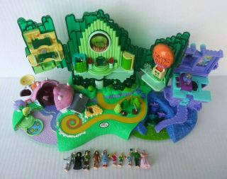 Vintage 2001 Wizard Of Oz Emerald City Polly Pocket Playset Mattel Complete,  Box
