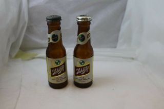 VTG Mini Schlitz Beer Salt & Pepper shaker set Estate 3