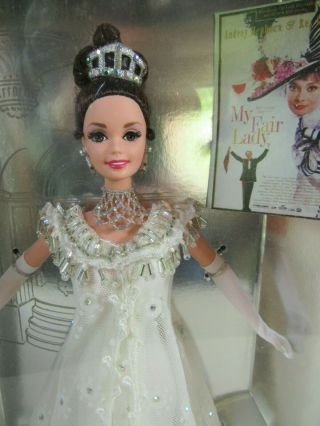 NRFB Mattel Barbie ELIZA DOOLITTLE Doll My Fair Lady Vtg 1995 Hollywood Legends 6