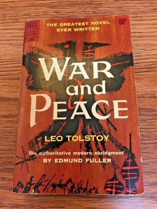 Vintage War And Peace Leo Tolstoy 1965 Dell Laurel Edition Pb