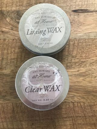 Amy Howard At Home Liming Wax And Clear Wax