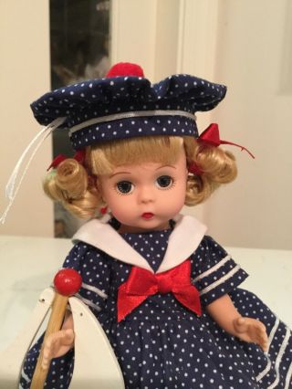 Vintage Madame Alexander “sailor Girl” 8 Inch Doll