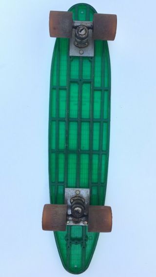 Vintage Pro Line Skateboard w/ Ultra Slick Wheels,  Green,  1970’s,  Rare,  Dog Town 2