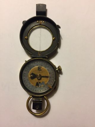 Ww1 Brass Antique Marching Compass 1918