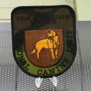 Company Closed,  Patch Retired: Fish And Wildlife,  Regional Canine Unit Patch