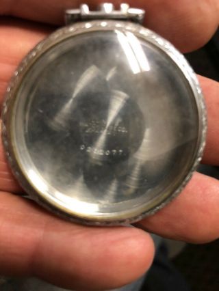 Antique Illinois Watch Case Co Nickel Elgin Usa Pocket Watch