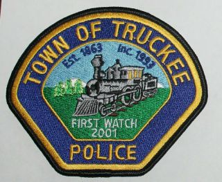 Town Of Truckee Police Nevada County California Train Ca Pd Patch