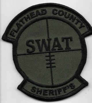 Flathead County Sheriff State Montana Mt Swat Srt