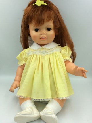 Large Vintage 1972 / 1973 Ideal Baby Crissy Doll With Growing Hair
