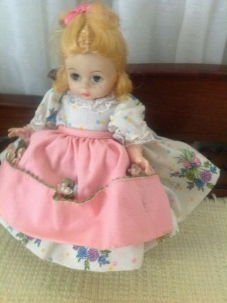 Vintage Madame Alexander Miniature Showcase Doll " Mary,  Mary "
