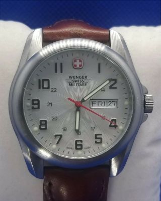 Wenger Swiss Military 100m Stainless Steel Quartz Watch Model 7900x