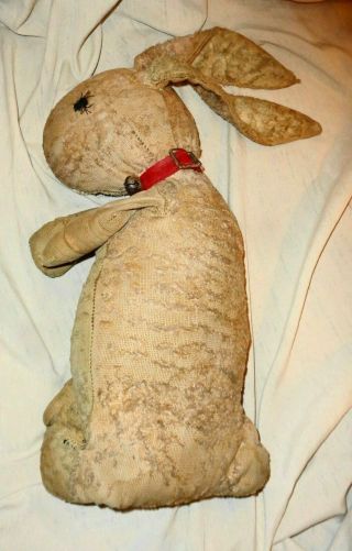 Antique / Vintage Stuffed Rabbit Bunny Doll About 16 " Tall Take A Look