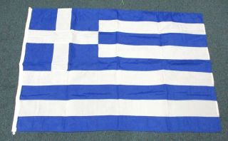Vintage Merchant Marine Flag Of Greece 32 " By 48 "