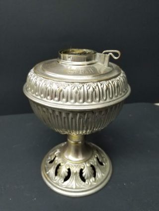 Miniature Antique B&h Parlor Oil Lamp Base
