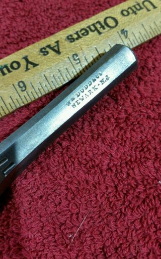 Dodd Leather Tool - Wm Dodd & Co.  Newark Nj - Antique Primitive Punch Tool